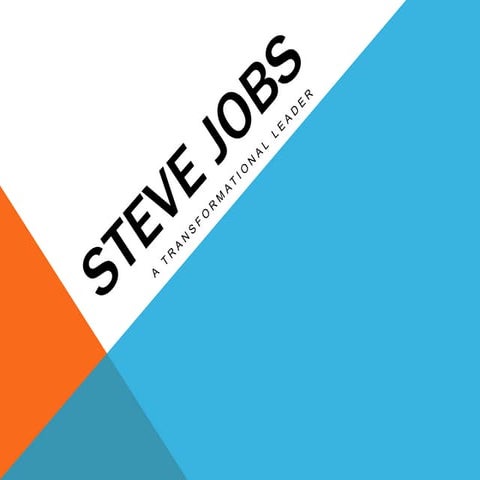 A transformational leader