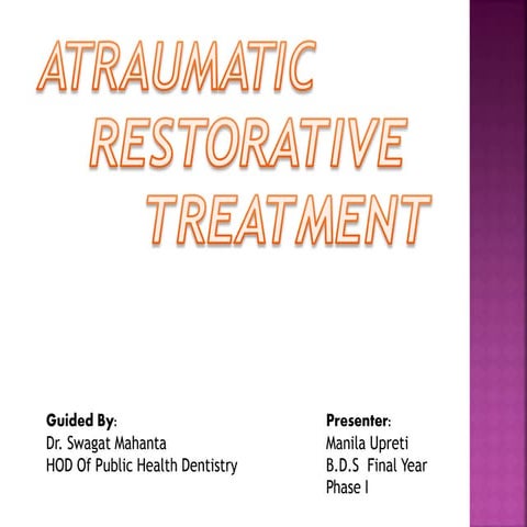 Atraumatic restorative-treatment-(art)