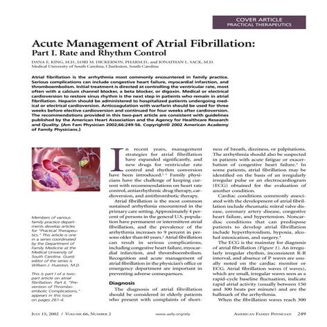 Atrial fibrillation