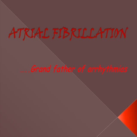 Atrial fibrillation -latest