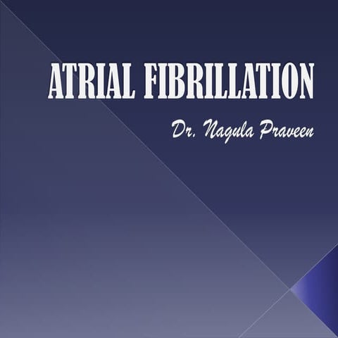 Atrial fibrillation...rx