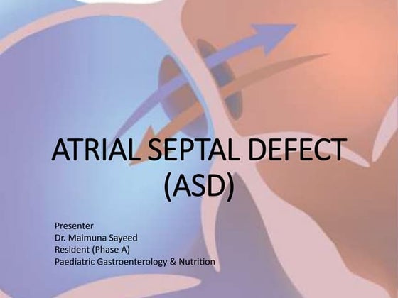 atrial septal defect Closure Presentation.pptx