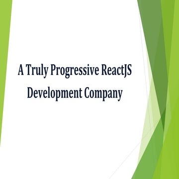 A Truly Progressive ReactJS Development Company.pdf
