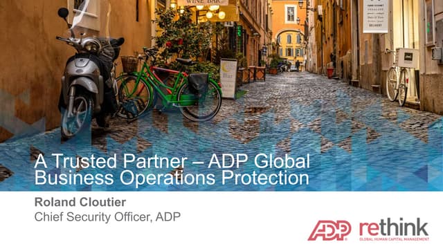 ADP ReThink 2016: A Trusted Partner 