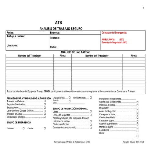 Ats formato | DOCX