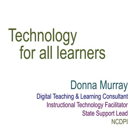 Technology For All Learners