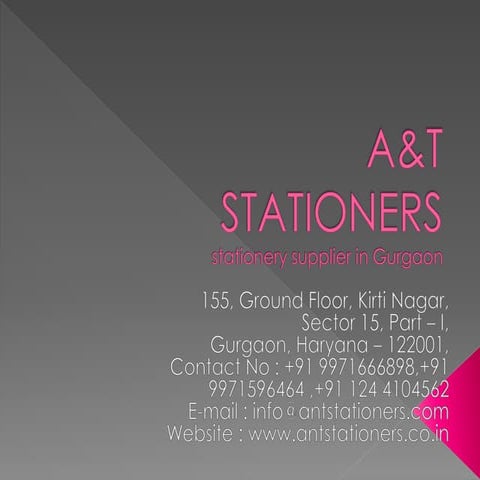 A&amp;t stationers 