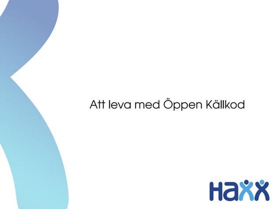 Att leva med Öppen Källkod