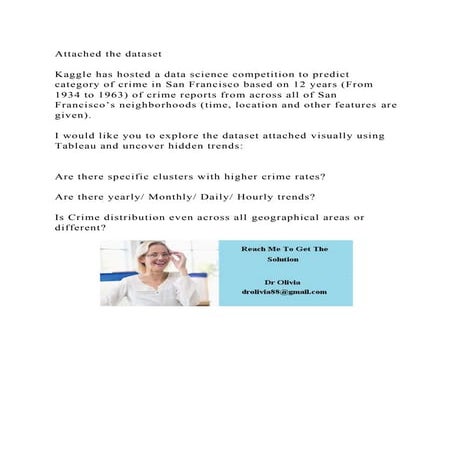 Attached the dataset Kaggle has hosted a data science competitio.docx