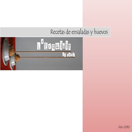 RECETAS DE ENSALADAS Y HUEVOS