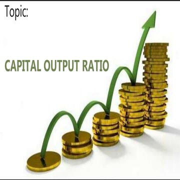 capital output ratio