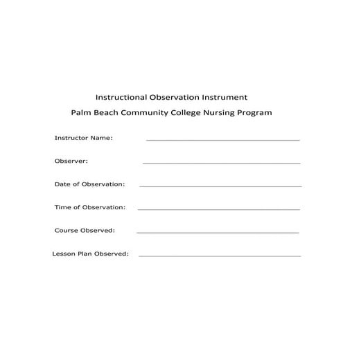 Procedure Guidelines - An example of performance rubrics | DOC