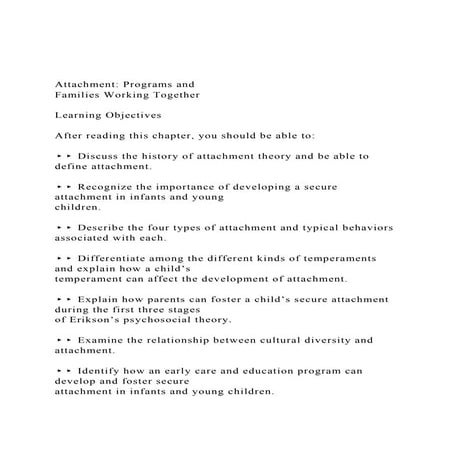 Attachment Programs and Families Working Together Learn.docx