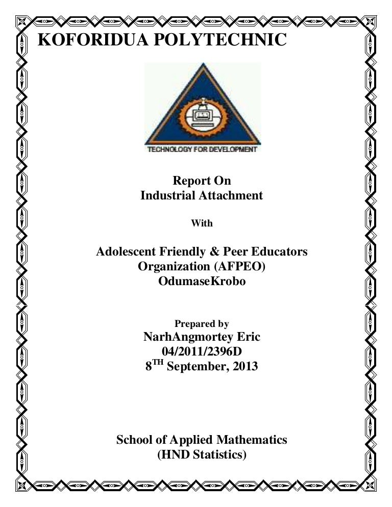 Application letter for an industrial attachment