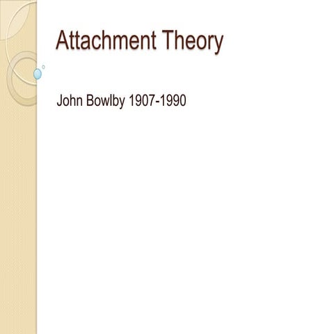 Attachment theory