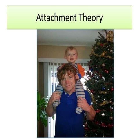 Attachment Theory Developmental Psychology