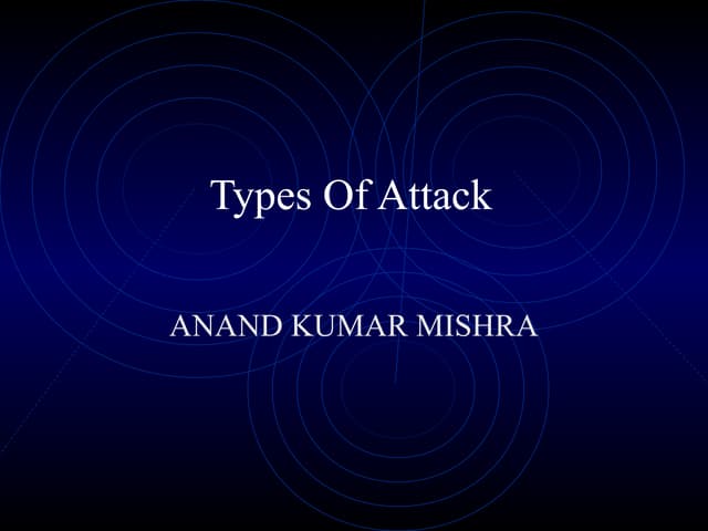 Types Of Attack.