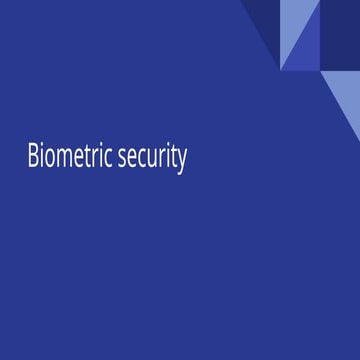 Attacks on biometric in information technology