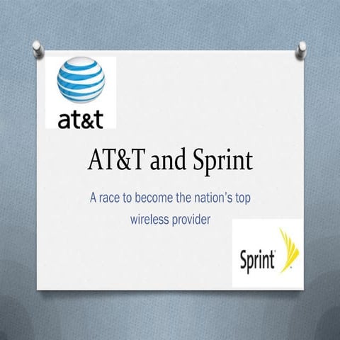 At&t and Sprint Merger and Organizational Change