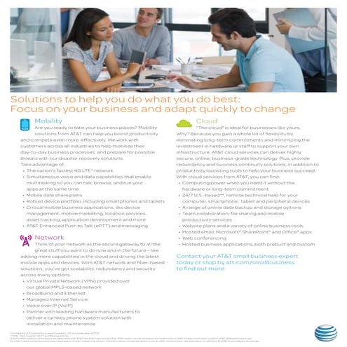 AT&T Business Portfolio | PDF