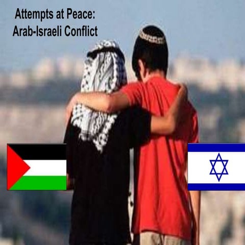 Attempts at peace: Arab-Israeli Conflict