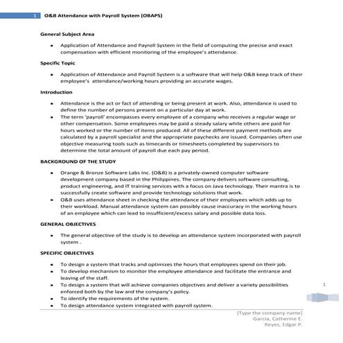 Attendance with payroll