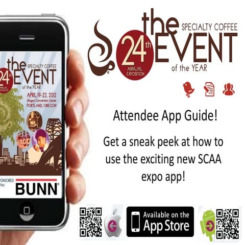 How to Use the SCAA 2012 Smartphone App