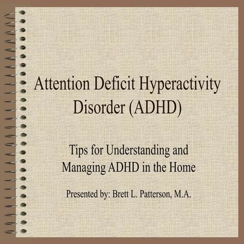 Attention deficit-hyperactivity-disorder-(adhd)