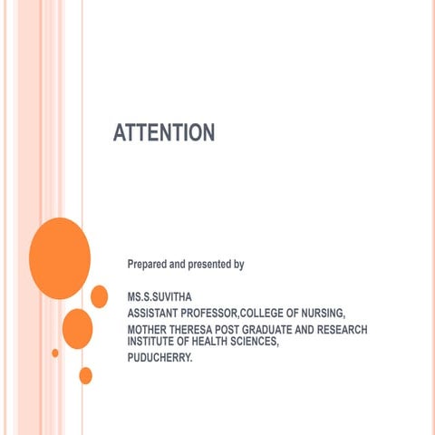 Attention for bsc nursing 