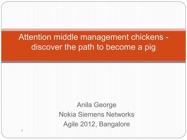 Attention Middle Management Chickens