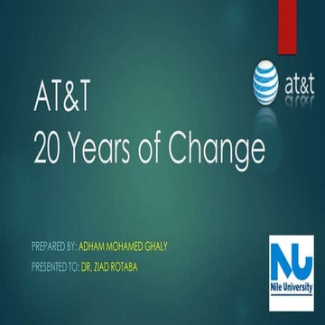 AT&T: 20 Years of Change
