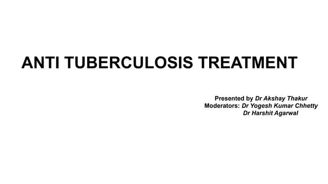 management of tuberculosis adult cpg malaysia | PPT