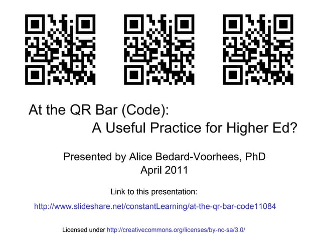 At the qr bar (code).11084