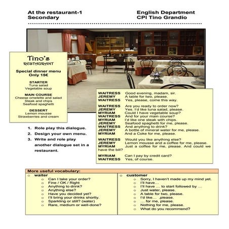 At the restaurant1-3-4