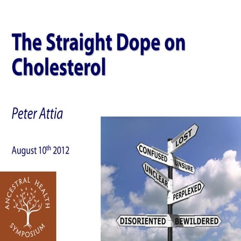 Peter Attia, MD — The Straight Dope on Cholesterol (AHS12)