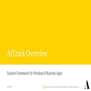 Attido at track overview