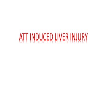 ATT induced liver injury