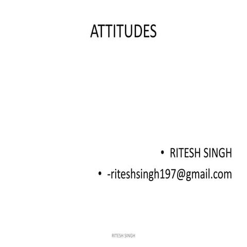 Attitude