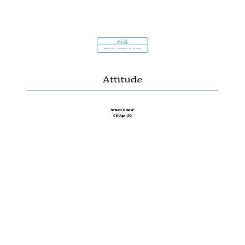Attitude
