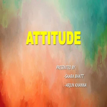Attitude 