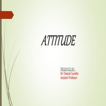 Attitude