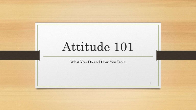 Attitude 101 PDF Free download Attitude 101 PDF Free download