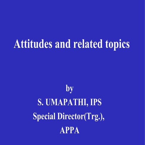 Attitudes and related topics (14 11-2013)