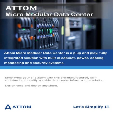 Attom Micro Data Center Brochure