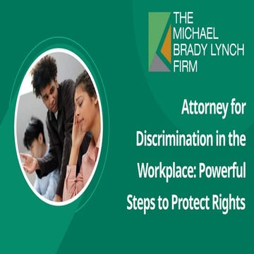 Attorney for Discrimination in the Workplace Powerful Steps to Protect ...