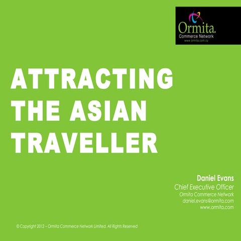 Attracting the asian traveller