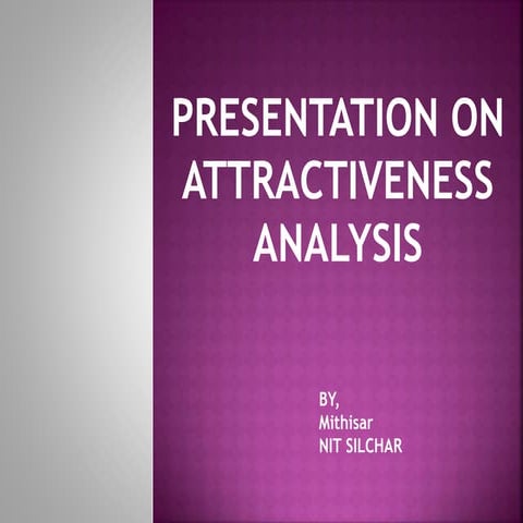 Attractiveness analysis