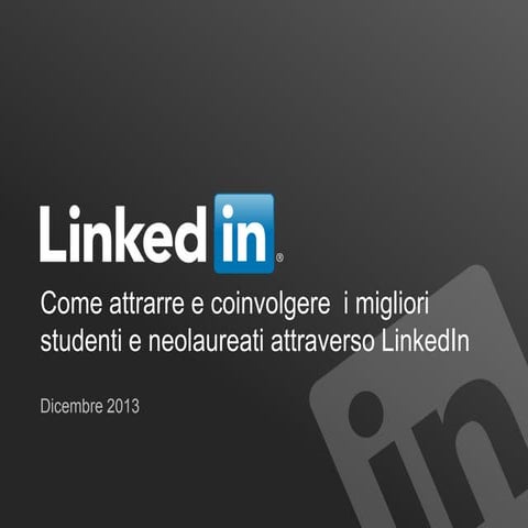 Attrarre studenti e neolaureati v3.0   slideshare