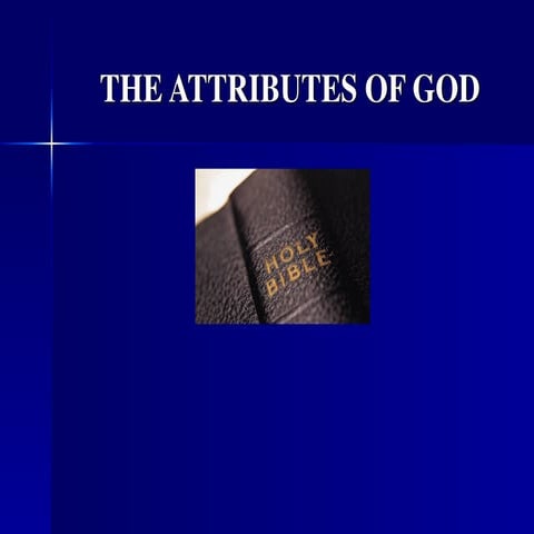 Attributes of God