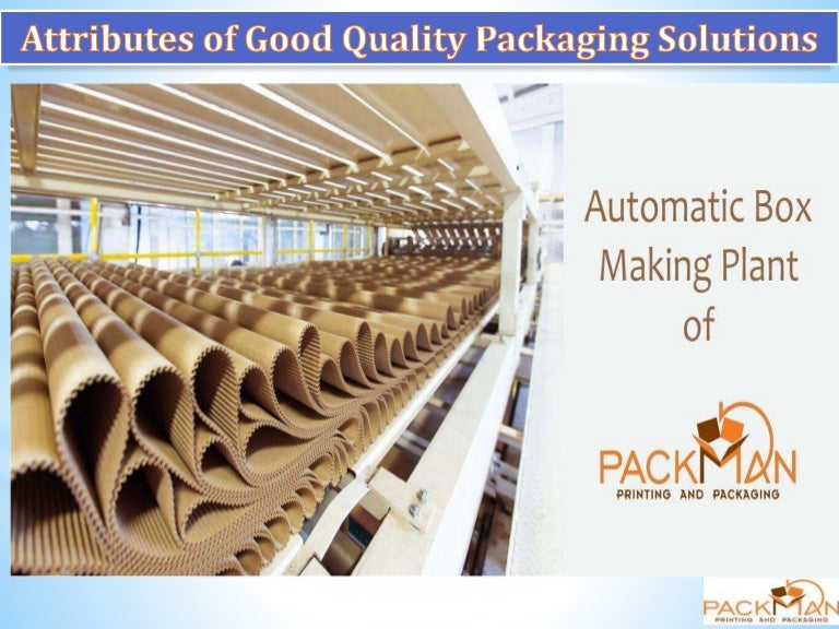 Attributes of Good Quality Packaging Solutions